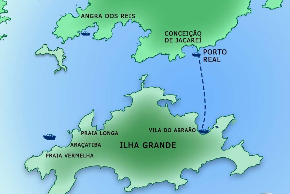 Travessia Vila do Abraão, Ilha Grande